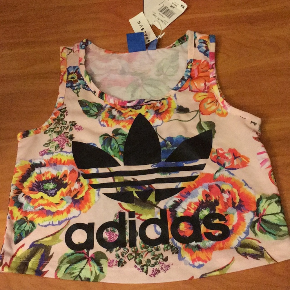 adidas tank crop top from pacsun!!